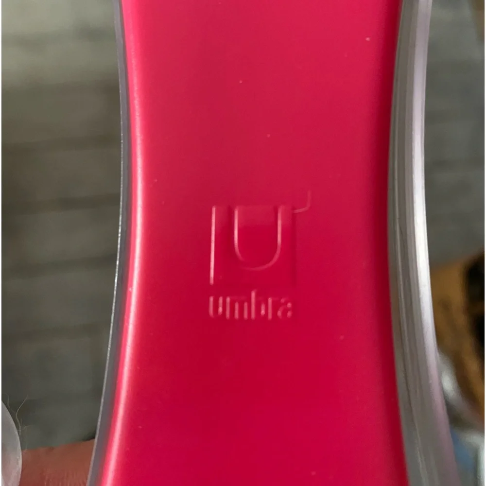 Umbra Tangle dog brush Pink Bone Shaped Hair Pet Comb 5.5”